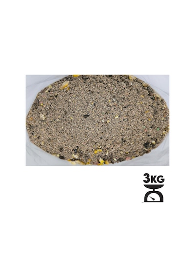 Hedyex 3kg Sazan Tozu Yüksek Proteinli Özel Katkılı Sazan Alabalık Avı Toz Yem