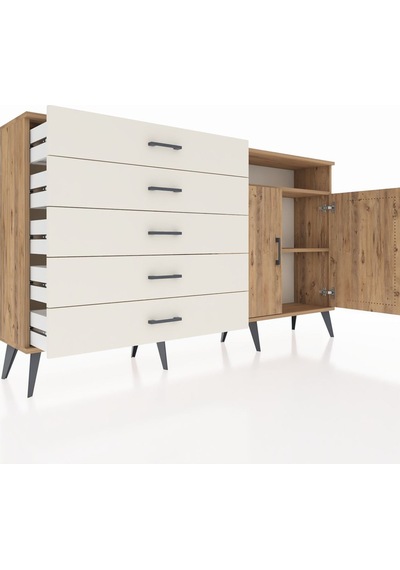 Arges Konsol 2 Raflı 5 Çekmeceli 2 Kapaklı 176x30x99 Çam-çam/ayta Çam-çam/aytaşı Arges Konsol 2 Raflı 5 Çekmeceli 2 Kapaklı 176x30x99 Çam-çam/ayta Çam-çam/aytaşı