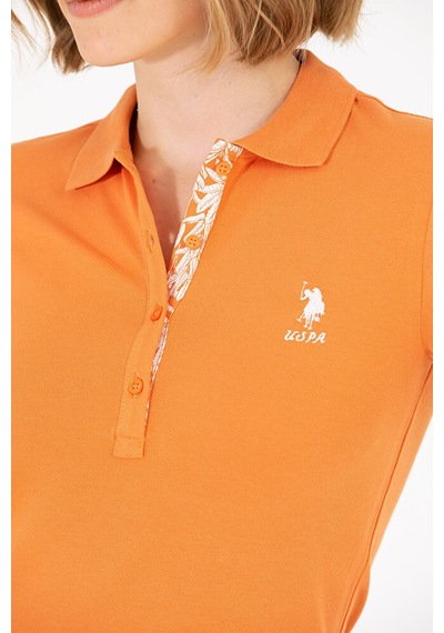 U.S. Polo Assn. Kadın Basic Polo Yaka Tişört 50262698-vr031 Kırmızı