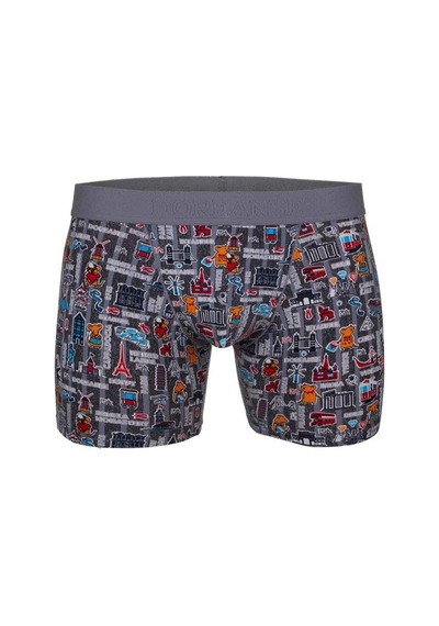 Doreanse Erkek Modal Renkli Baskılı Torbalı Normal Paça Boxer 1816 Çok Renkli