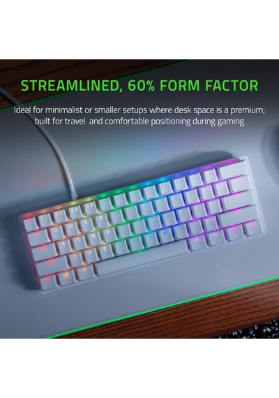Razer Huntsman Mini Mercury Mor Anahtar - Opto-mekanik Anahtarl