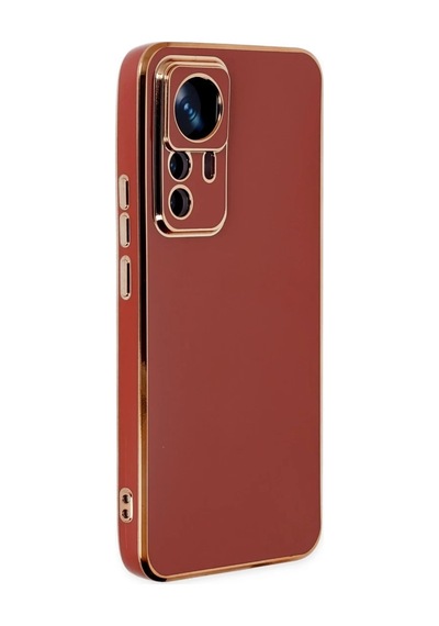Xiaomi Mi 12t Pro Uyumlu Kılıf Volet Silikon - Kırmızı