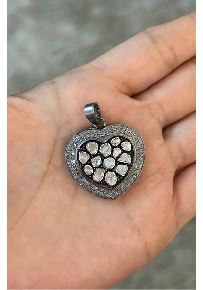 Allahverdi Türkmen Polki Elmas Kolye Ucu 124