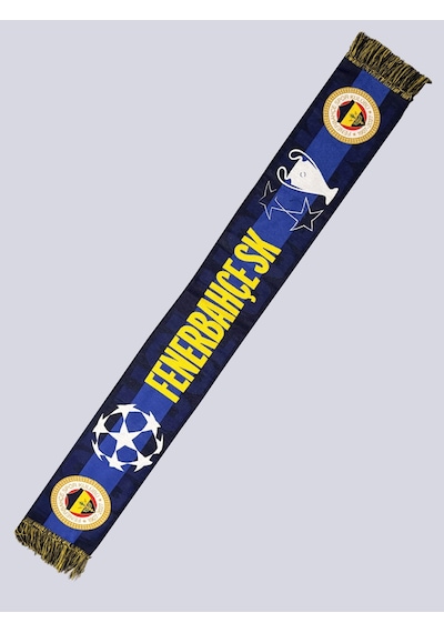 Fenerbahçe Lacivert Şampiyonlar Ligi Kupa Unisex Dokuma Atkı Fb Laci Yeni