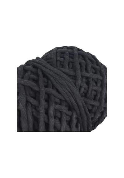 Makrome İpi 3 Mm 250 Gr Siyah Duvar Süsü, Çanta, Sepet Ve Dekoratif Hobi İpi