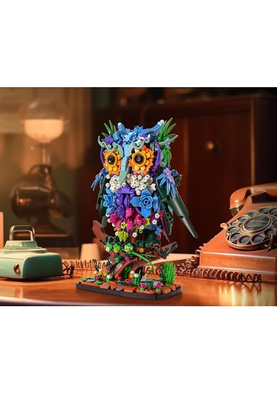 Sillbird Baykuş Yapım Oyuncağı,1193 Parça, Yetişkinler Ve 8+ Yaş Çocuklar Için Yaratıcı Hediye Üç Boyutlu Puzzle