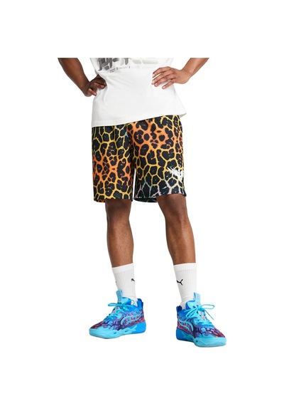 Puma Melo Alıen Erkek Şort 630675-01 Çok Renkli
