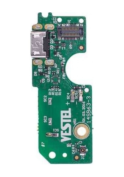 Vestel Uyumlu Venus V3 5010 Şarj Soketi Mikrofon Bordu