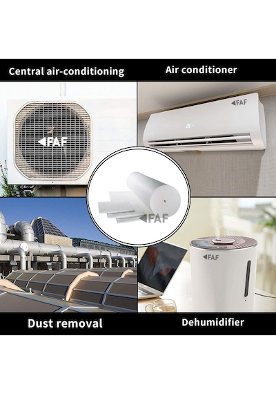 Faf Fresh Air Filter 1 M2 Elyaf Filtre 1. Kalite Marka-15-18mm Kalınlığında - Eu4 G4 Sınıfı Filtre -en779 -ıso168