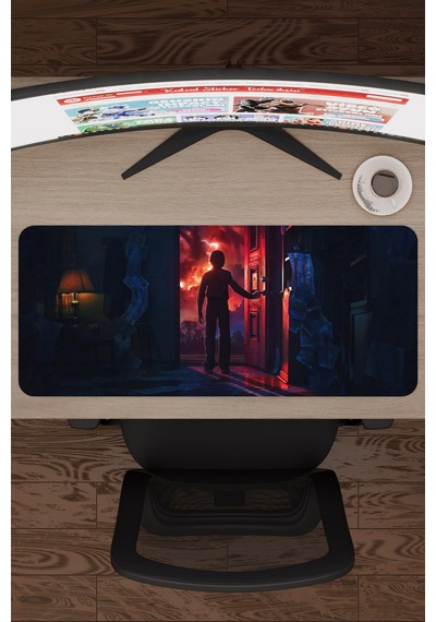 Stranger Things 2 V4 70x30 Xl Gaming Kauçuk Kaymaz Taban Mouse Pad Fare Altlığı
