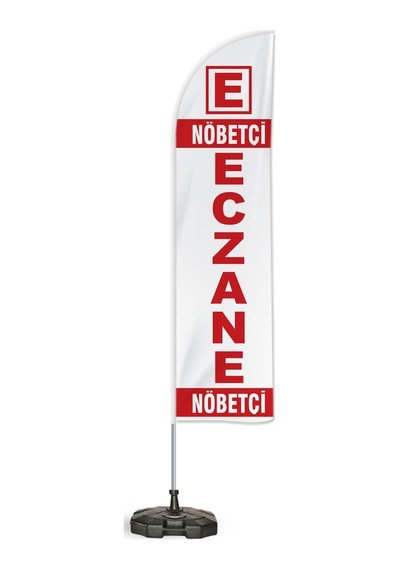 Nöbetçi Eczane Yelken Bayrak 2'li Paket V2