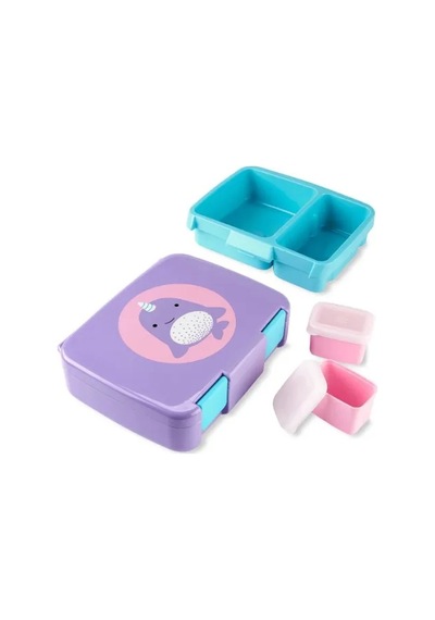 Skip Hop Spark Style Bento Beslenme Kutusu Narwhal Şeffaf