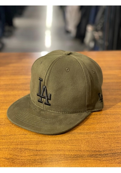 La Los Angeles Nakış Hip Hop Snapback Rapper Basket Cap Şapka Haki