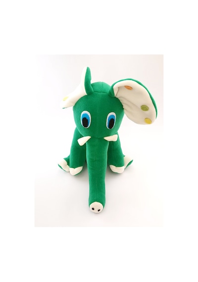 Joytoytr Peluş Fil Oyuncak 35 Cm Oyun Arkadaşı Yerli Üretim Yeşil