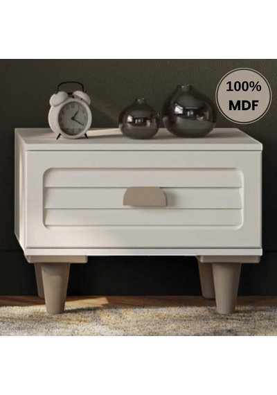Lavanta Mdf Ayaklı Tasarım Komodin Aytaşı