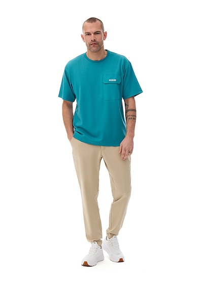 Columbia Csc Heritage Erkek Kısa Kollu T-shirt Cs0376 Mavi
