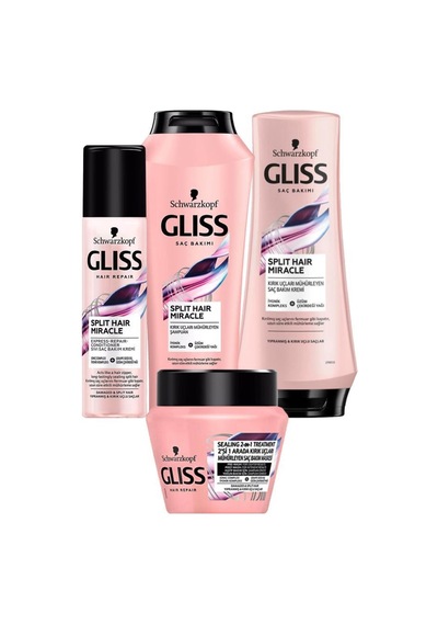 Gliss Split Hair Miracle Saç Bakım Seti