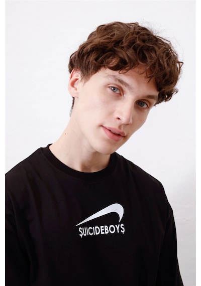 Tarzsokak Unisex Suicedeboys Siyah Tshirt Siyah