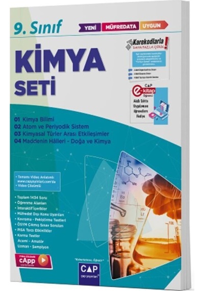 Çap Yayınları 9.sınıf Kimya Anadolu Fasikül Seti