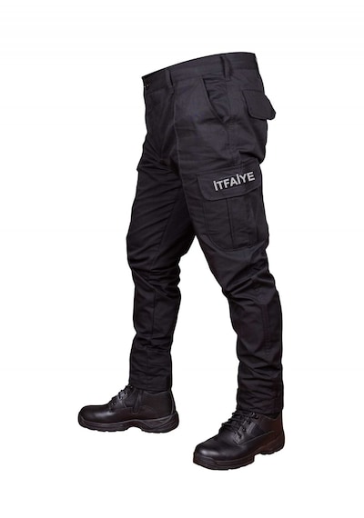 Siyah İtfaiye Yeni Model Pantolon