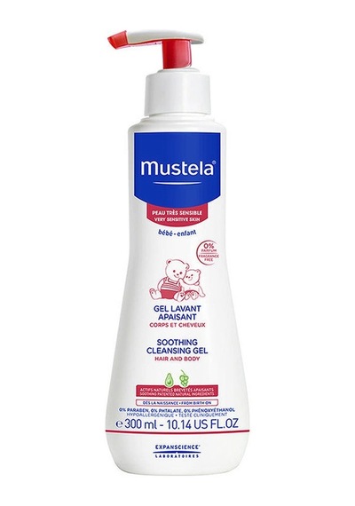 Mustela Soothing Çok Hassas Ciltler İçin Bebek Şampuanı 300ml