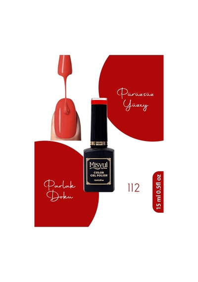 Uv Led Kalıcı Oje Nail Art, 15 Ml, 112 Rengi
