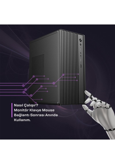 Dagmor BN2015301 i5-14400 16 GB 500 GB M2 Nvme SSD Free Dos Masaüstü Bilgisayar