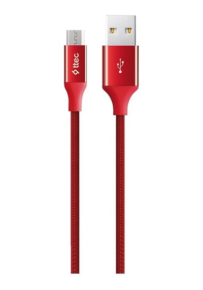 Ttec Micro Usb 1m. Şarj Kablosu - Kırmızı 2dk11k Sku: Zeus8690010119797