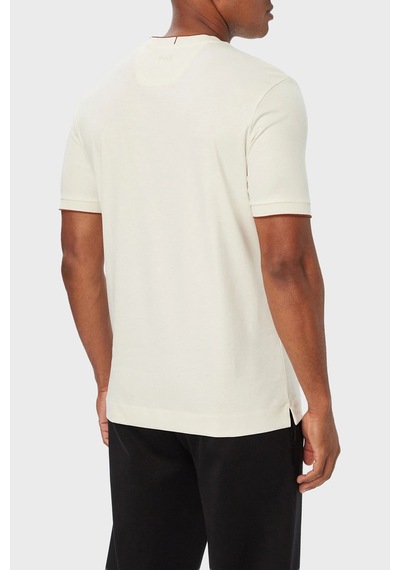 Boss % 100 Pamuk Regular Fit Bisiklet Yaka T Shirt Erkek T Shirt 50575011 118 Bej