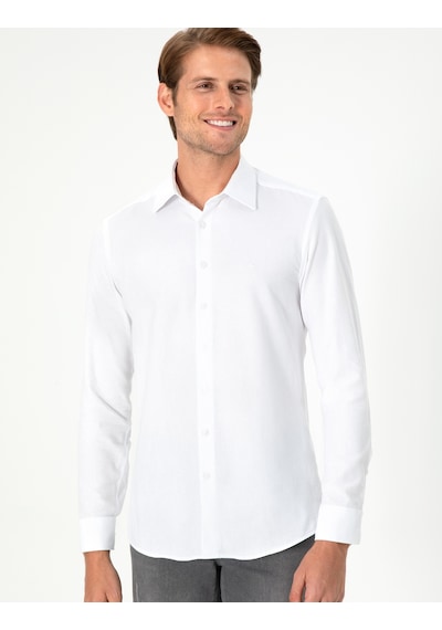 Pierre Cardin Erkek Beyaz Gömlek Desenli 50294732-vr013 Beyaz
