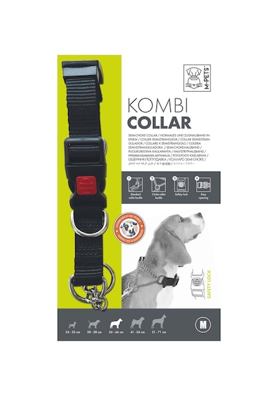 M-pets Kombi 2 İn 1 Eğitim Tasması M Boy