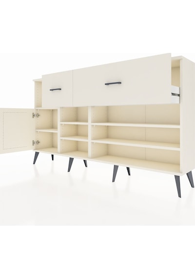 Arges Konsol 6 Raflı 2 Çekmeceli Tek Kapaklı 176x30x99 Aytaşı-aytaşı Aytası - Aytası Arges Konsol 6 Raflı 2 Çekmeceli Tek Kapaklı 176x30x99 Aytaşı-aytaşı Aytası - Aytası