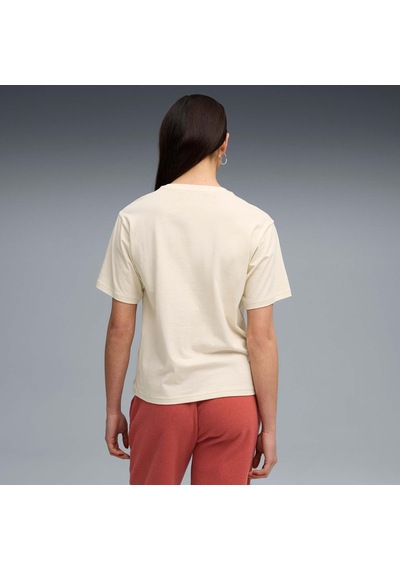 Puma Her Kadın Grafik Baskılı Geniş Kesim Tişört 688149 87 Beyaz