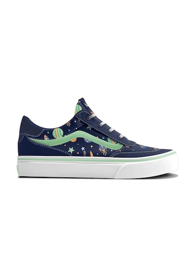 Vans Brooklyn Ls Slip-on Çocuk Günlük Spor Ayakkabı-14038 Lacivert