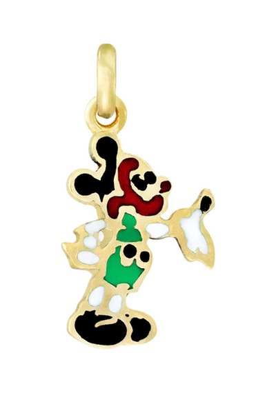 Altın Mickey Mouse Kolye Ucu T006477