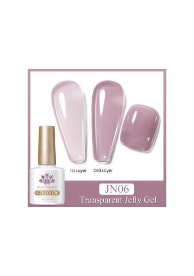 Born Pretty 10ml Jelly Nude Seri Kalıcı Oje Jn06 56347