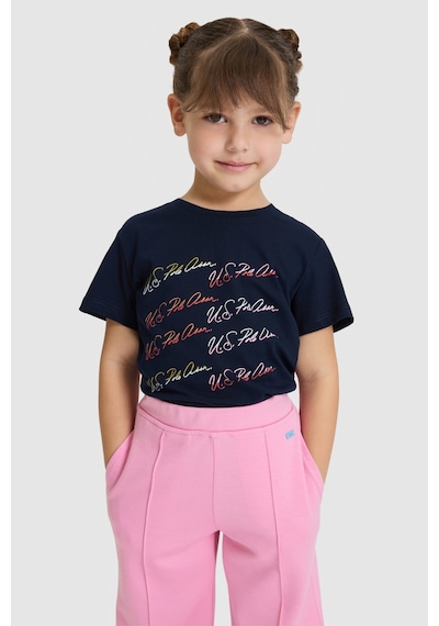 U.s. Polo Assn. Kız Çocuk Lacivert Tişört 50325690-vr033