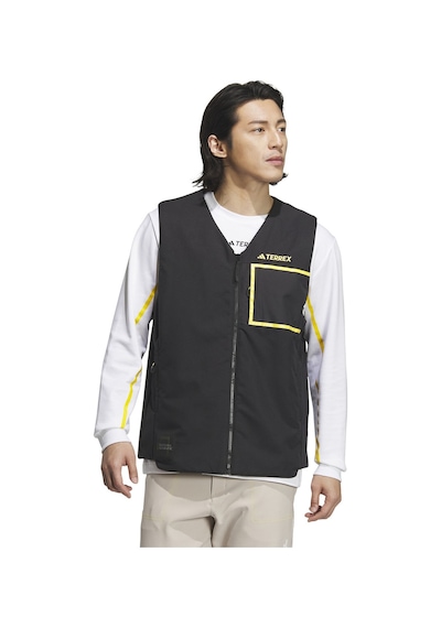 Adidas National Geographic Vest Erkek Outdoor Su Tutmaz Yelek Il8992 Siyah 001