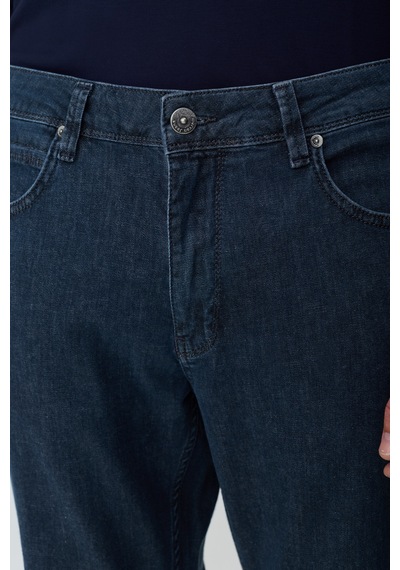 Morven Erkek Lacivert Denim 5 Cep Dynamic Fit Jean Kot Pantolon 26ms003033200 Lacivert