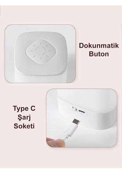 Greentech Masaüstü Şarjlı LED Aydınlatma - Gece Lambası / GT-CL09 Beyaz - Sarı Greentech Masaüstü Şarjlı LED Aydınlatma - Gece Lambası / GT-CL09 Beyaz - Sarı