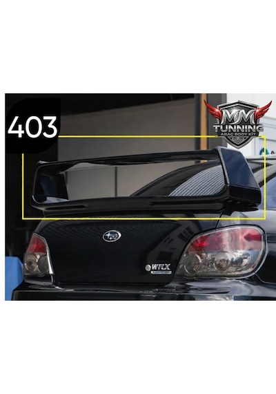 Mmtunning Subaru Impreza Stı Bagaj Üstü Spoiler