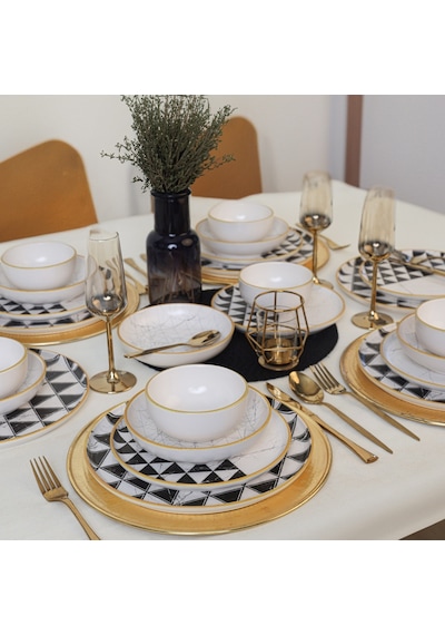 Keramika Trigon Yemek Takımı 24 Parça 6 Kişilik 18765-67