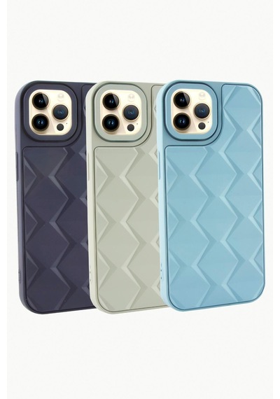 Apple iPhone Uyumlu 14 Pro Max Prizma Desenli Lüx Liza Kılıf Bordo
