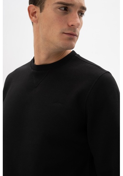 AR-MA Arma Erkek Regular Fit Bisiklet Yaka Sweatshirt K24124909601 Siyah