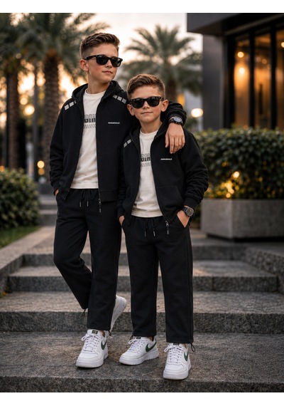 Kokoş Bebe Life Sports 3 Parça Mevsimlik Erkek Çocuk Takım - 7/15 Yaş - 31906 Siyah