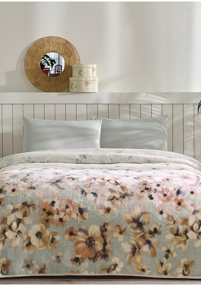 Özdilek Prime Çift Kişilik Battaniye 200x240 -flor Sarı Yeni Sarı