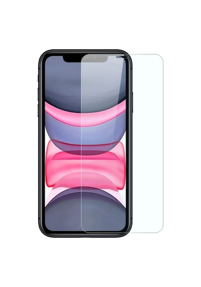 Apple Uyumlu   iPhone 11 İle Ekran Koruyucu Şeffaf Temperli Kırılmaz Cam Ekran Koruyucu