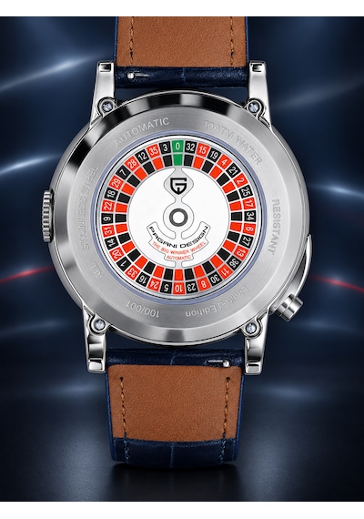 Pagani Design Pd-1015 Limited Edition Otomatik Erkek Kol Saati - Lacivert Gümüş
