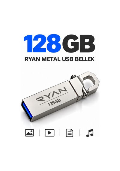 64 Gb Usb Flash Bellek Usb 3.0 Metal Anahtarlıklı Data Traveler