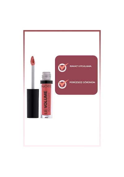 Note Cosmetique Le Volume Plump & Care Lipgloss Nemlendirici Dudak Parlatıcısı - 11 It's Fantastic - Pembe